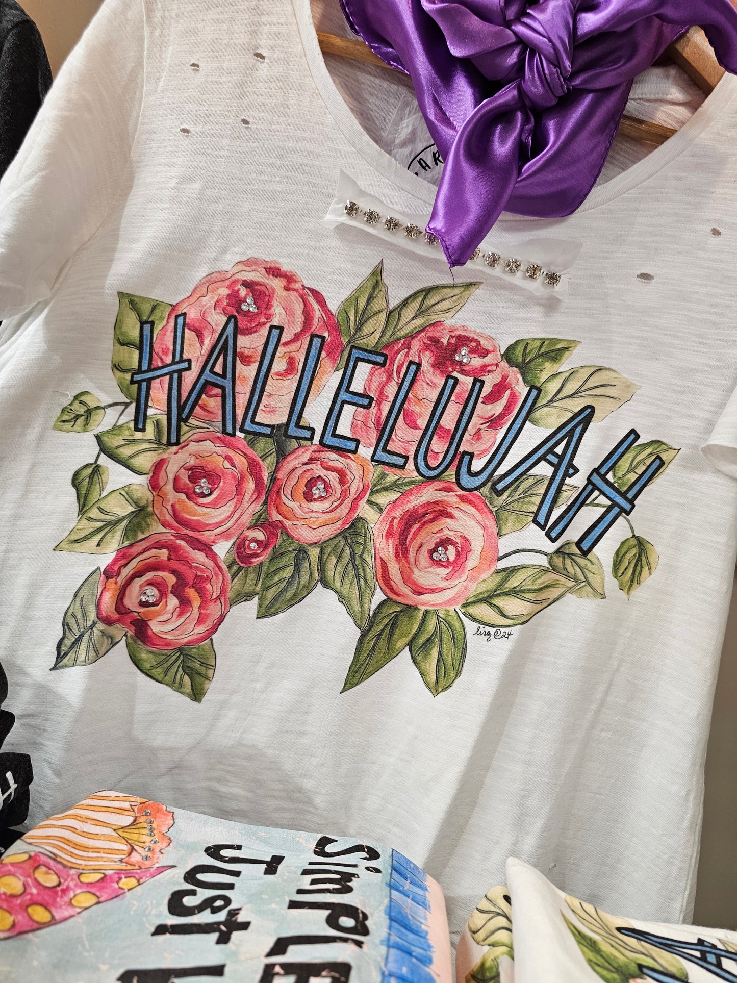 Hallelujah Tattered Shirt