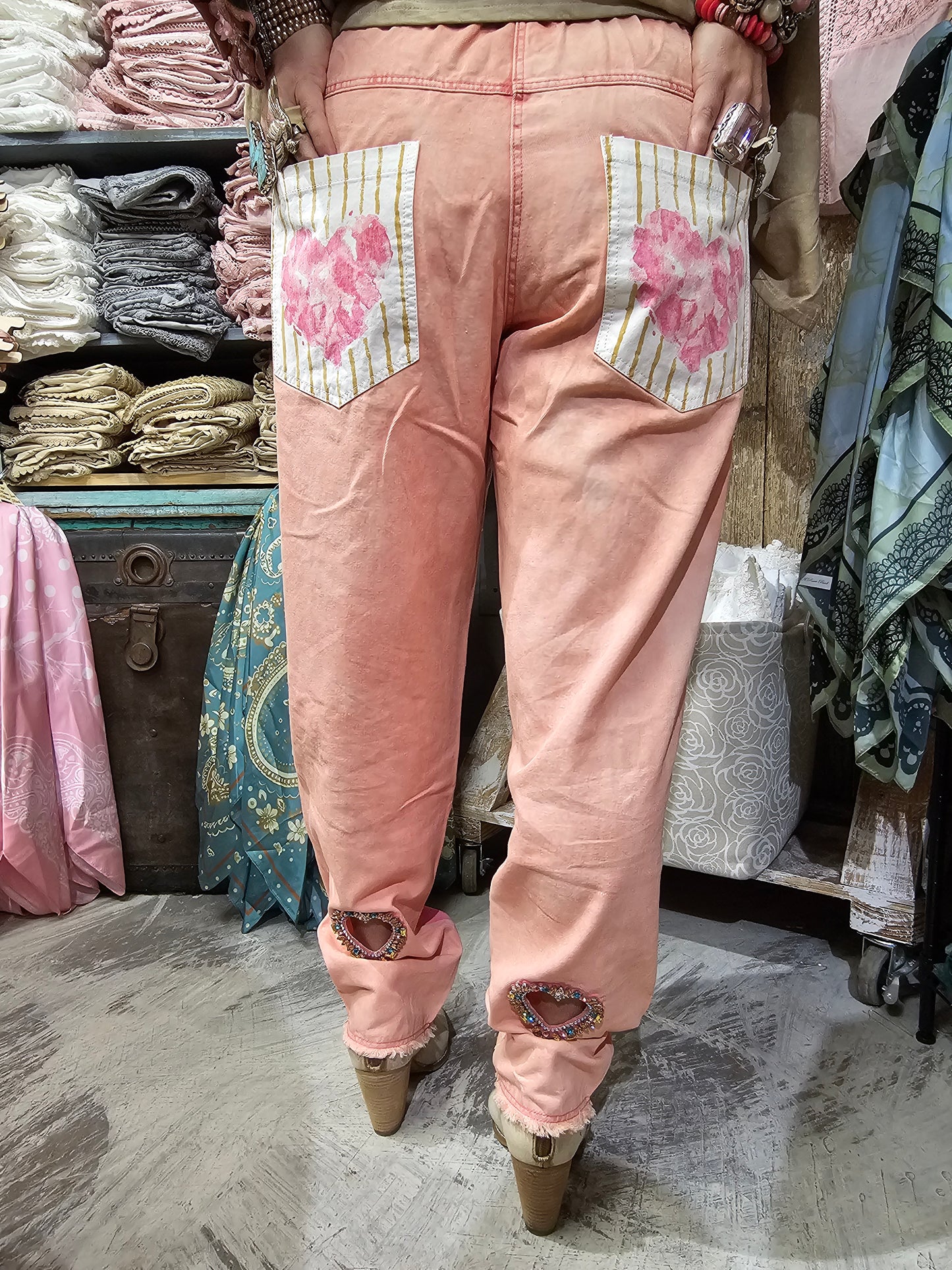 Pink Sparkle Jeans