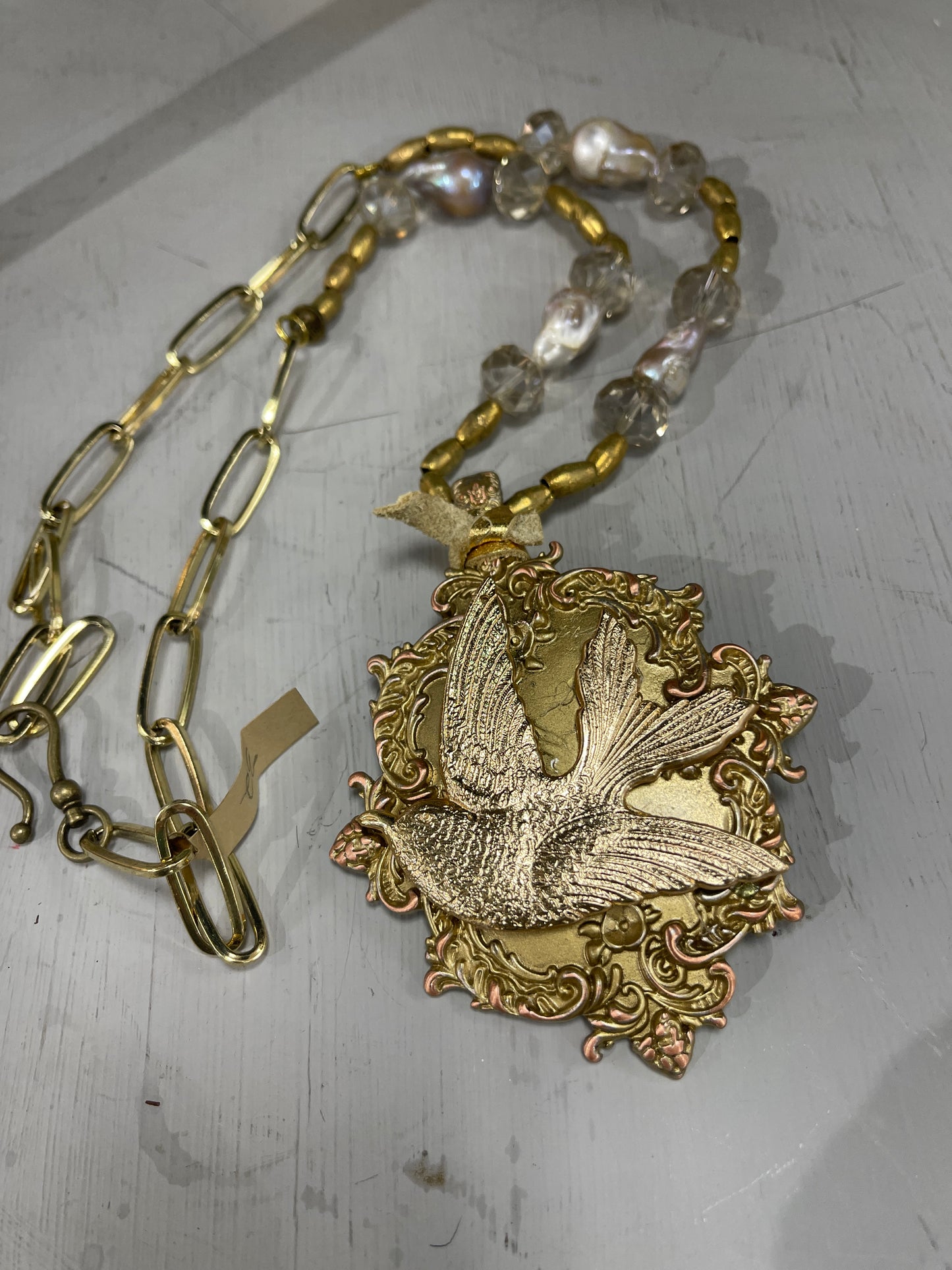 Bird in Flight Necklace