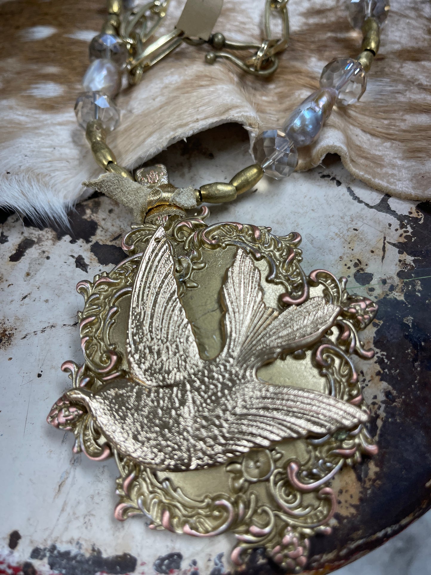 Bird in Flight Necklace