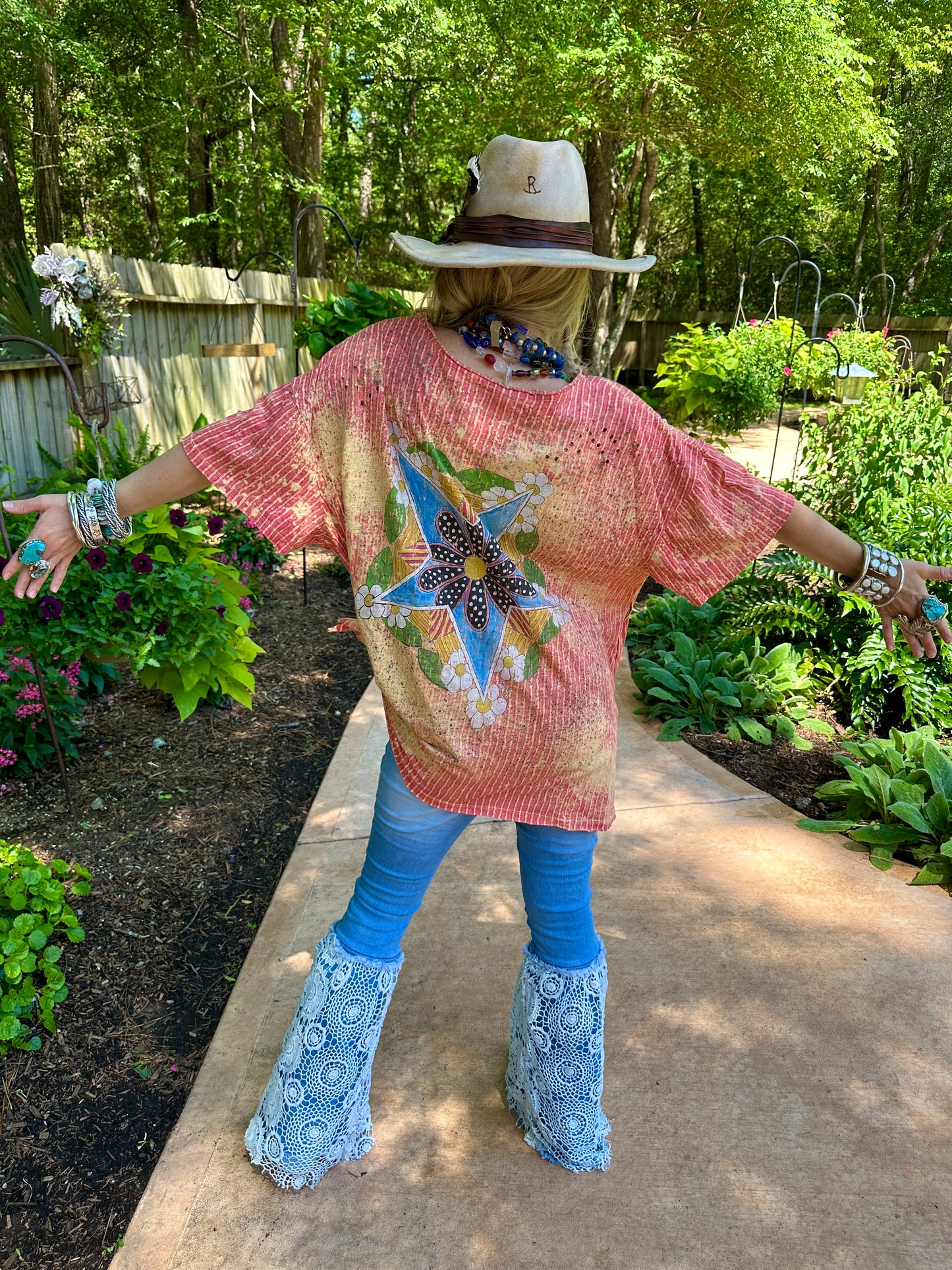 Flower Child Tattered Shirt