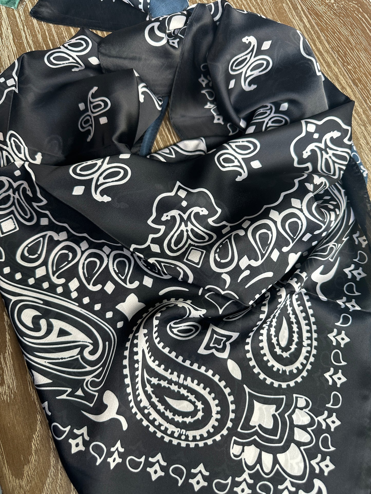 Black Bandana Wild Rag