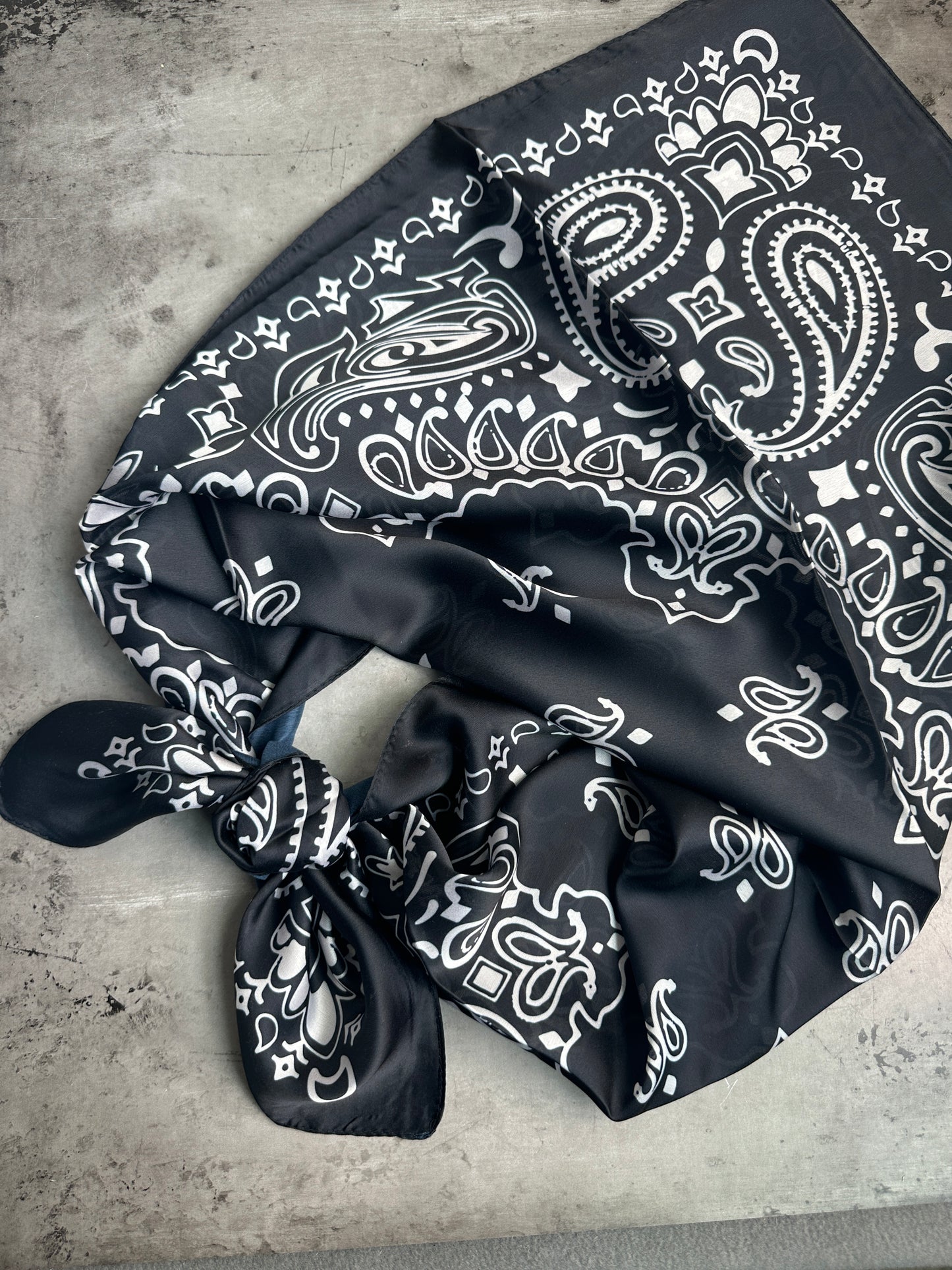 Black Bandana Wild Rag