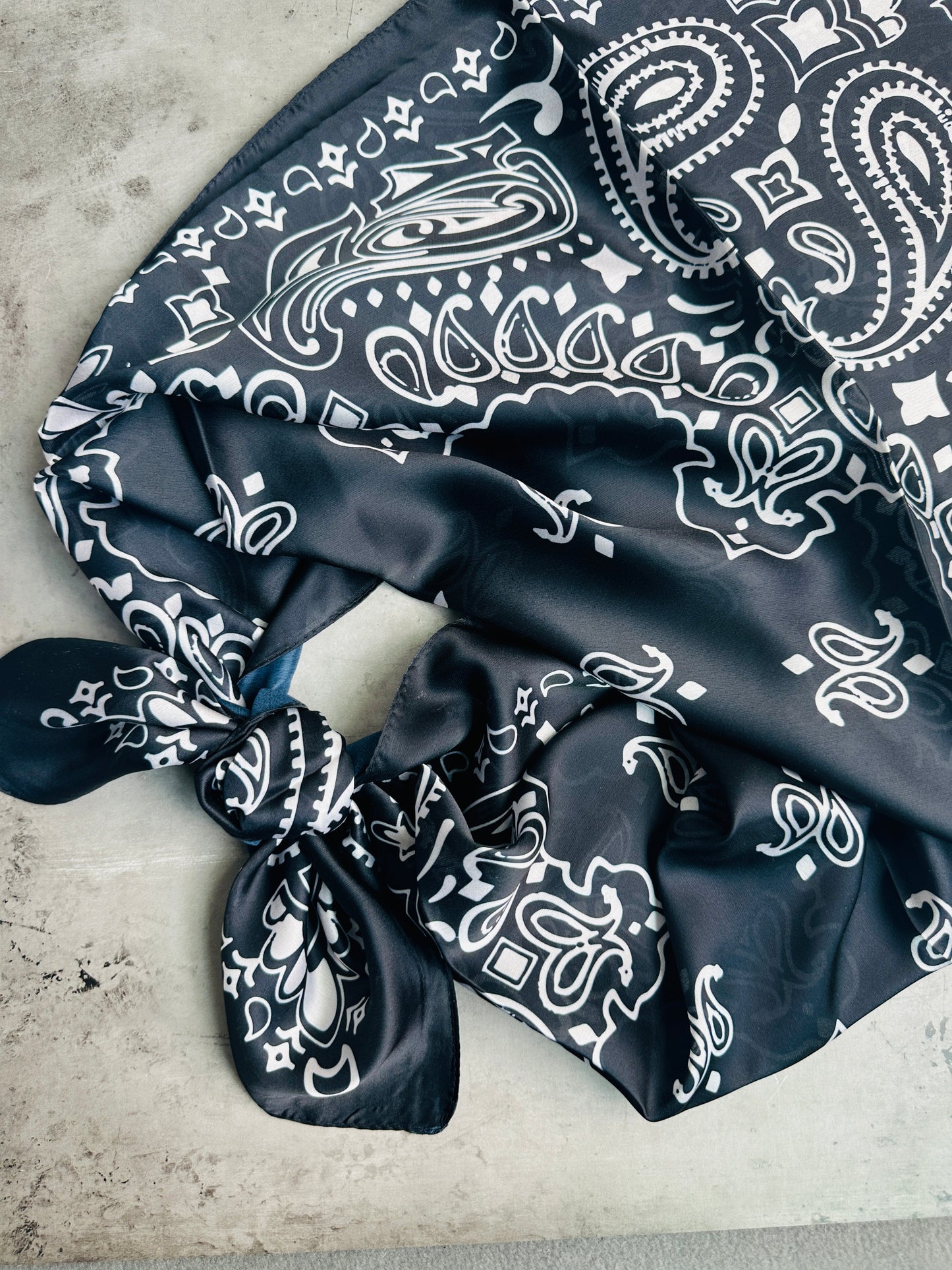 Black Bandana Wild Rag