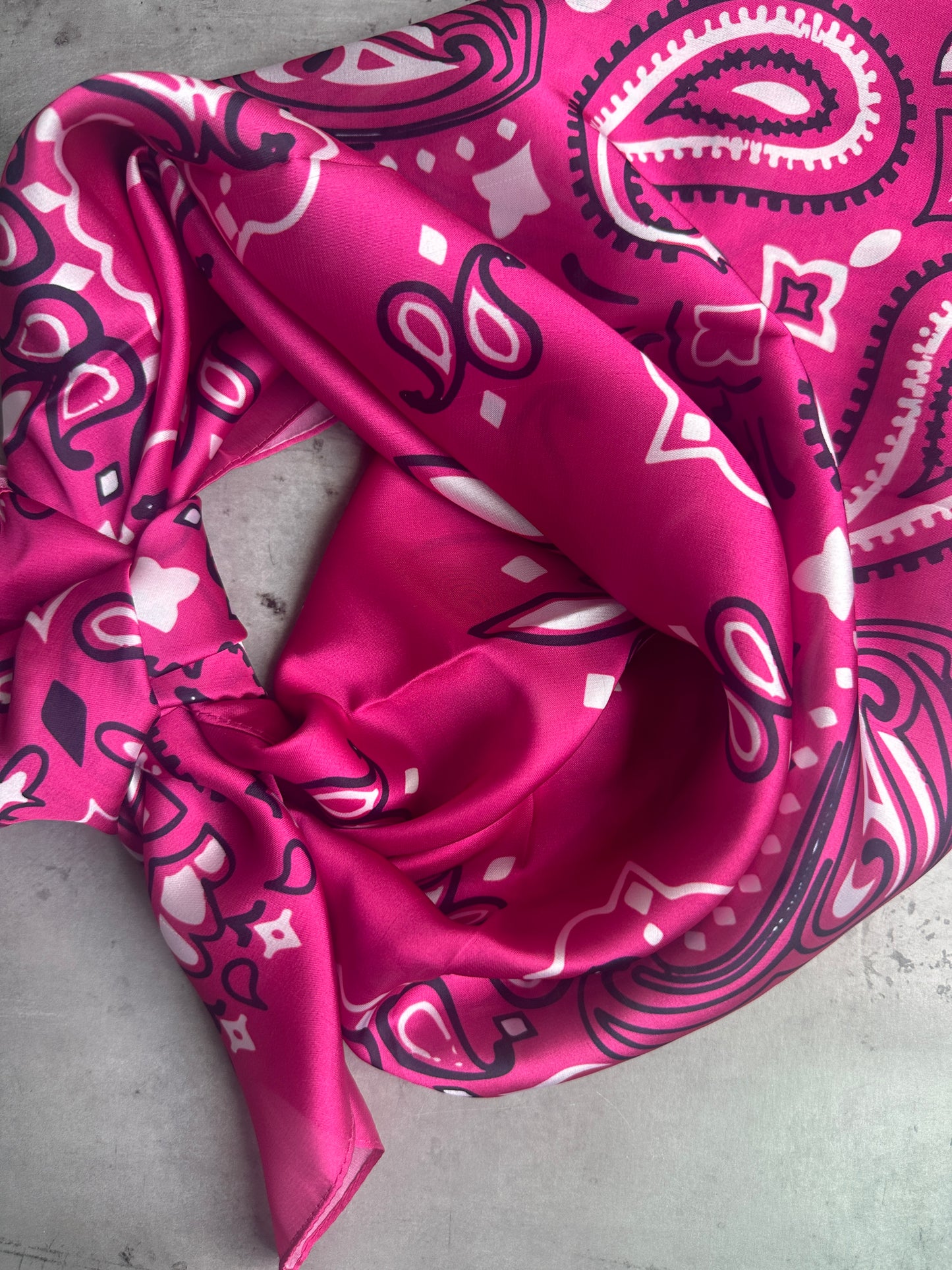 Magenta Bandana Wild Rag