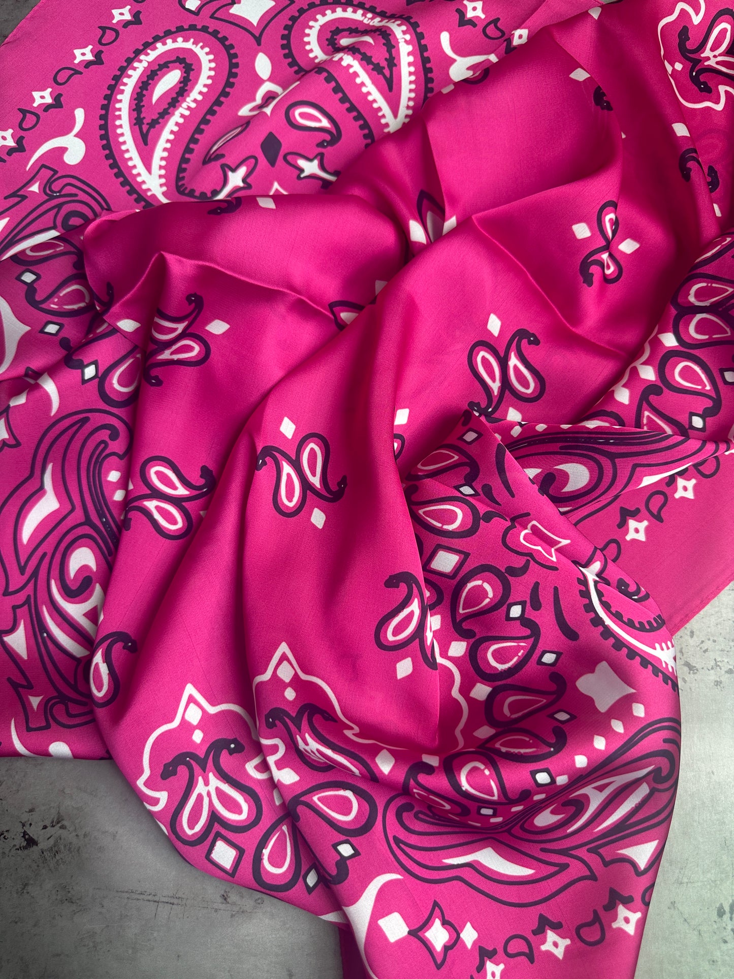 Magenta Bandana Wild Rag