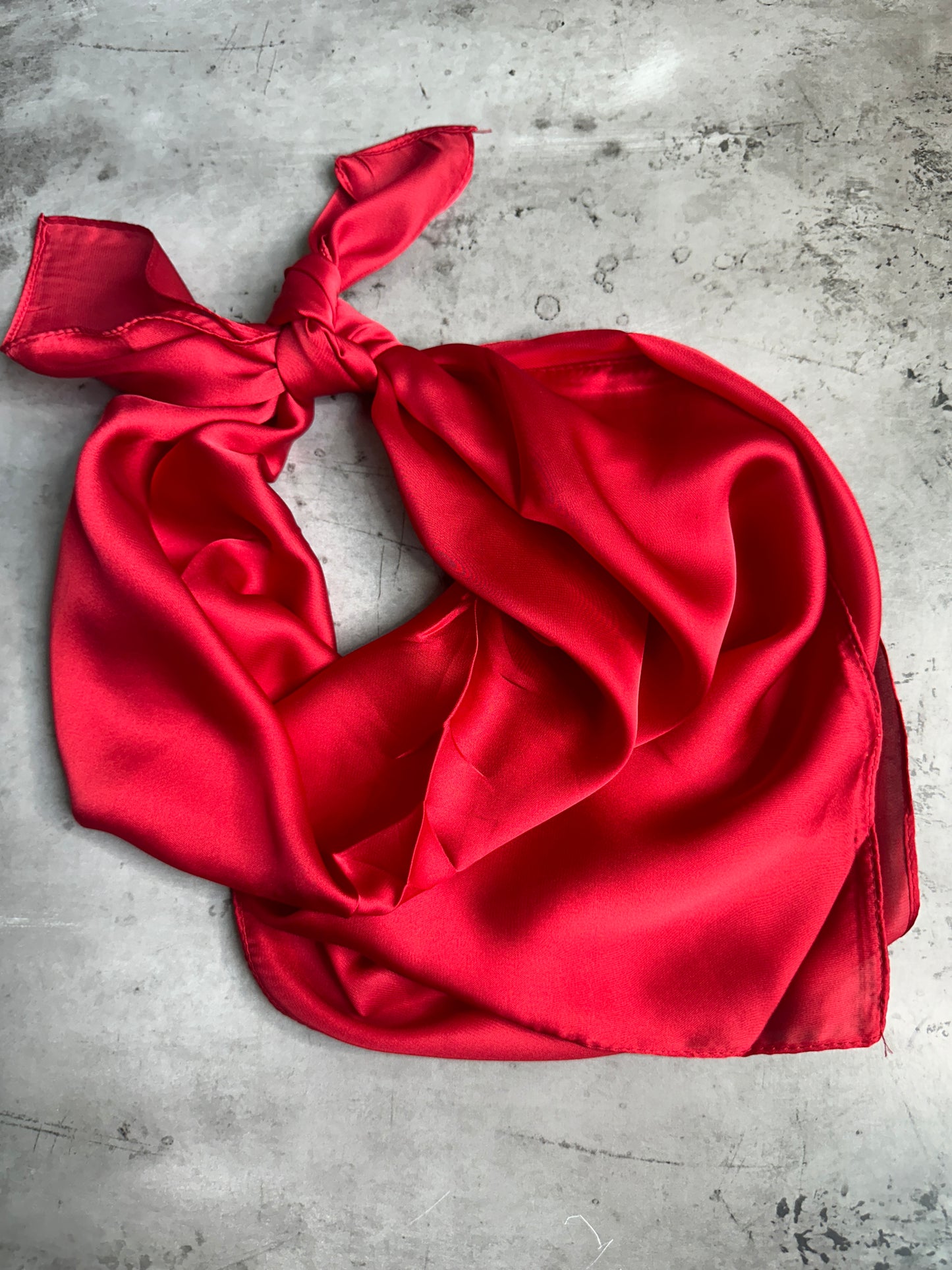 Scarlet Red Wild Rag