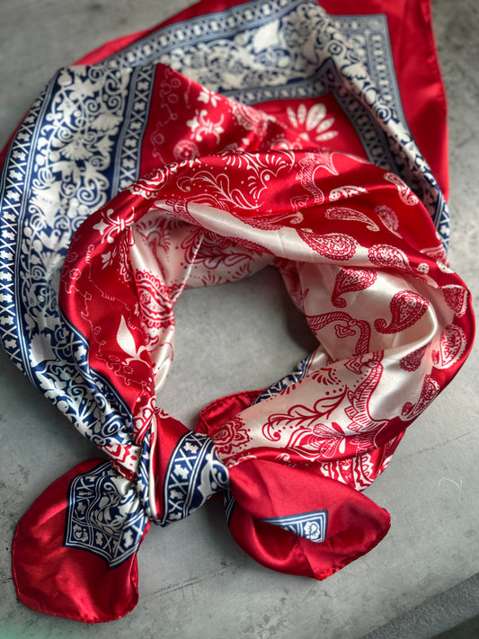 Red White and Blue Bandana Wild Rag