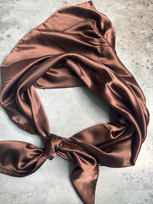 Cinnamon Brown Wild Rag