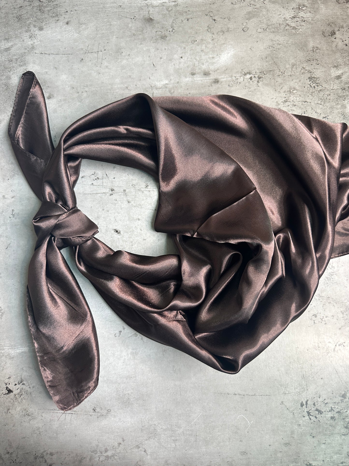 Chocolate Brown Wild Rag