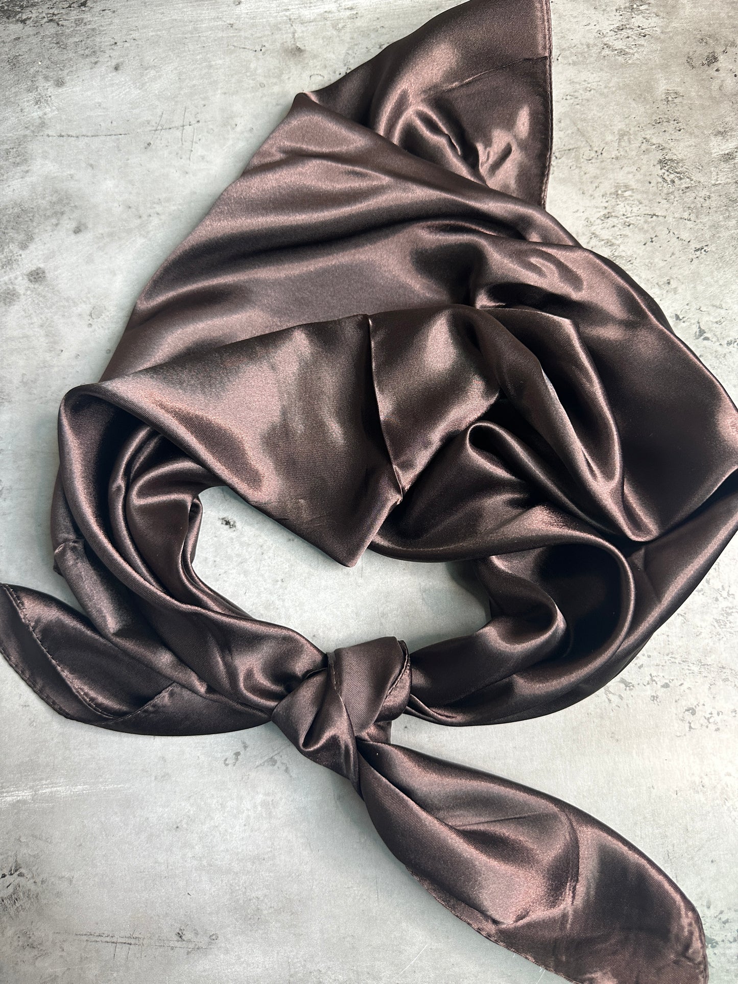 Chocolate Brown Wild Rag