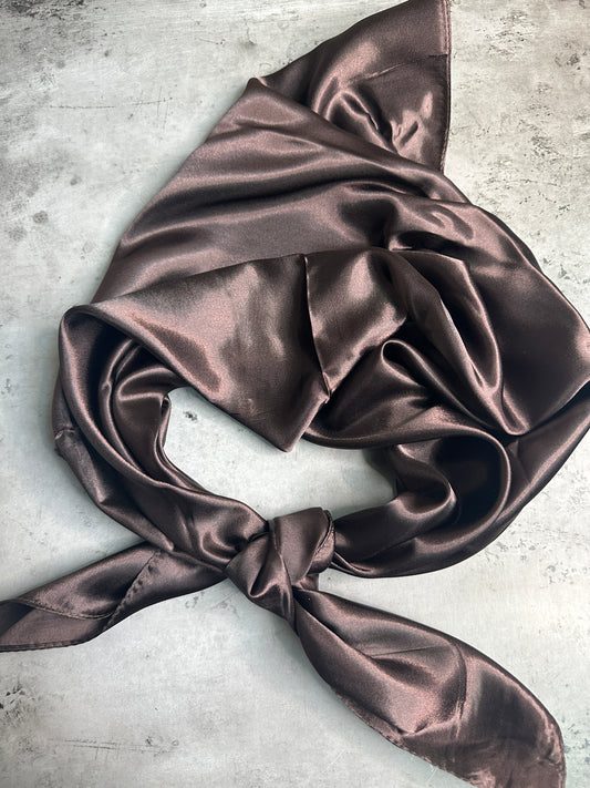 Chocolate Brown Wild Rag