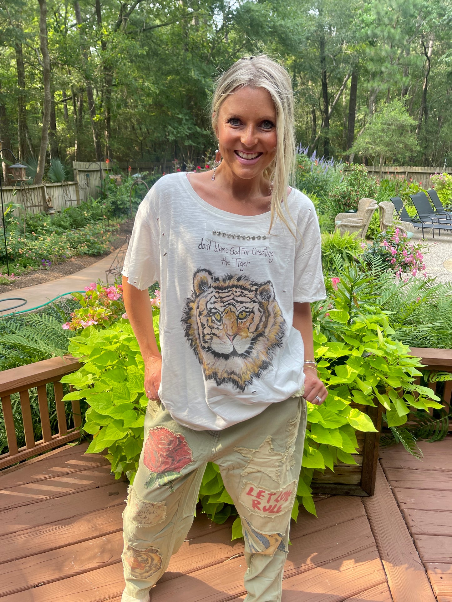 Wingless Tiger Tattered Tee