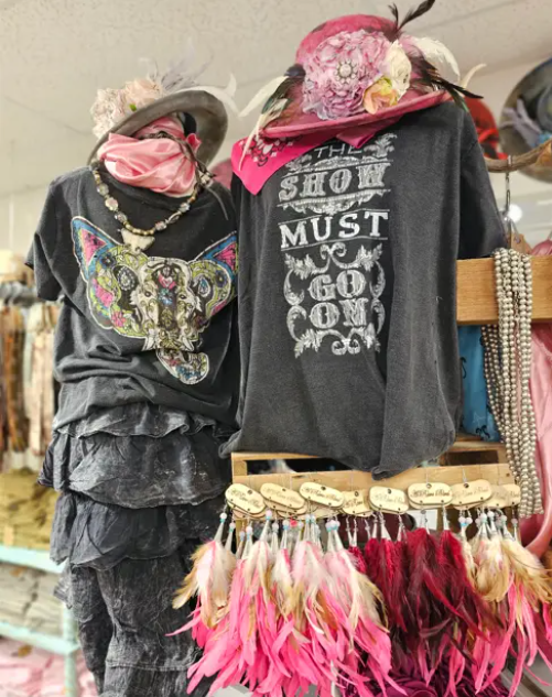 "The Show Must Go On" Tattered Tee