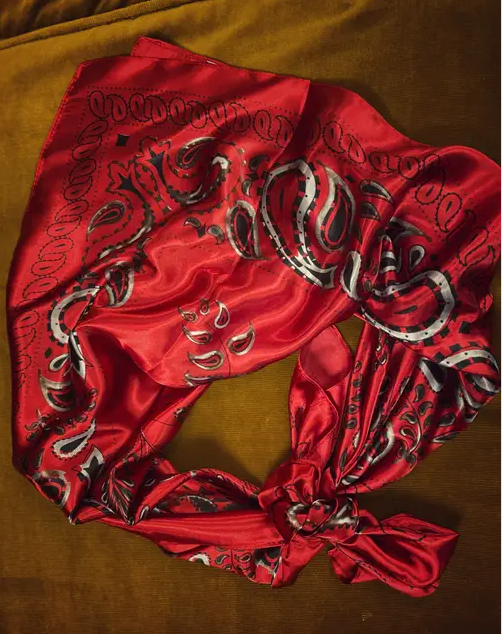 Brilliant Red Bandana Wild Rag