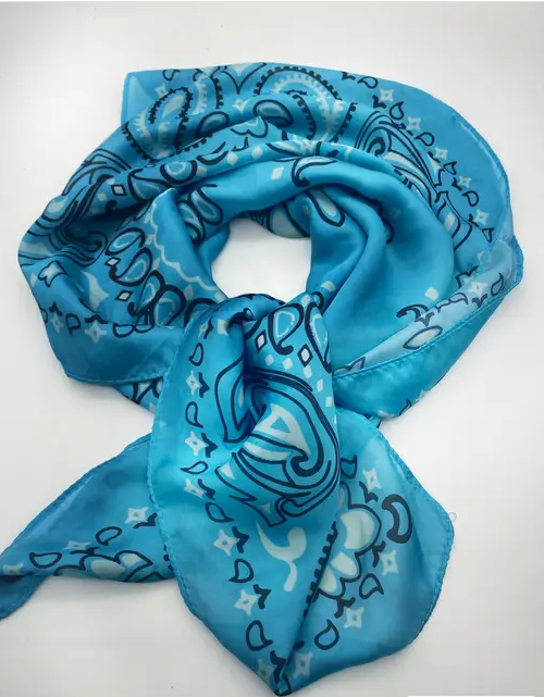 Turquoise Bandana Wild Rag