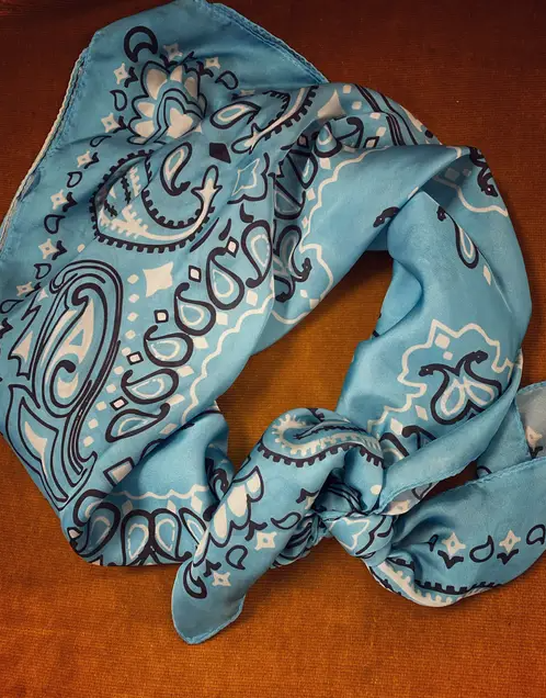 Turquoise Bandana Wild Rag