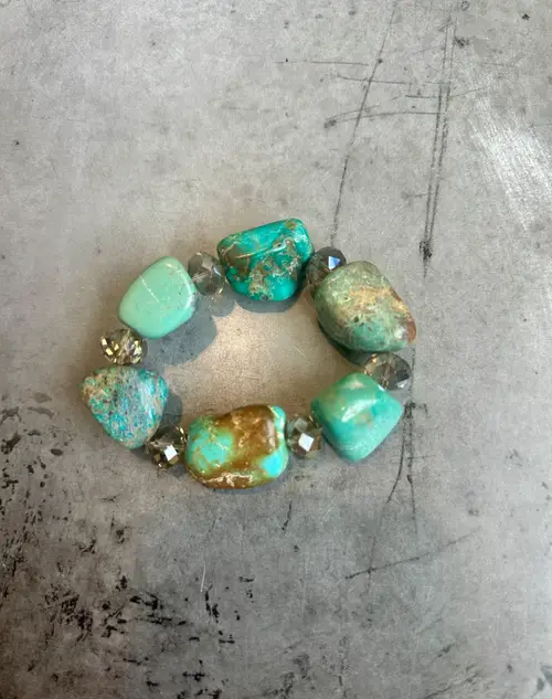 Authentic Turquoise Nugget Bracelet