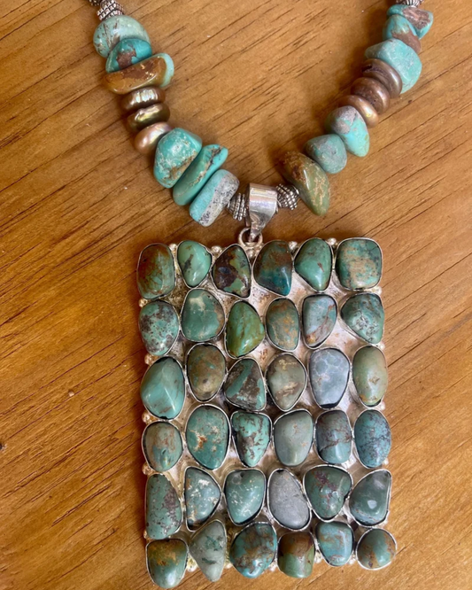 Turquoise Handmade Vintage Necklace