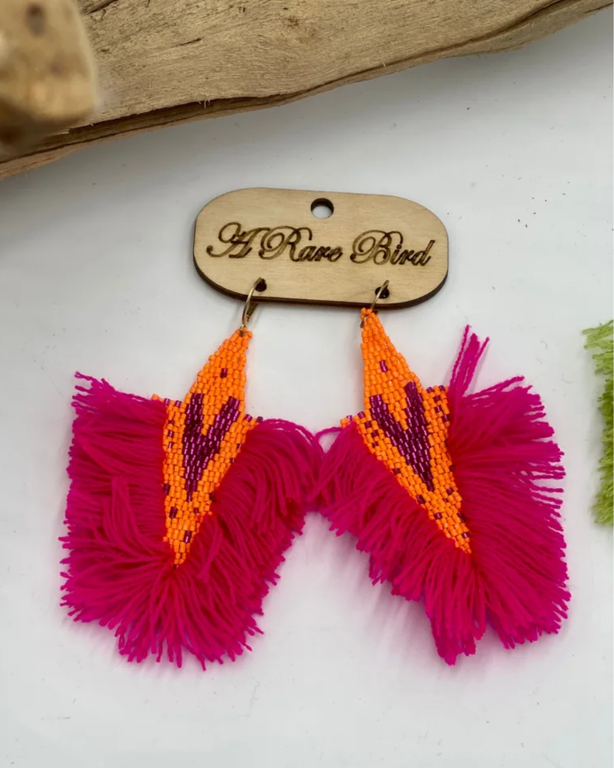 FRINGE MY HEART EARRINGS